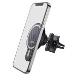 Hoco Magnetic Wireless Fast Charging Car Holder for Air Outlet CA85 - Black