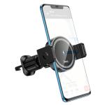 Hoco Magnetic Wireless Fast Charging Car Holder for Air Outlet HW35 - Black
