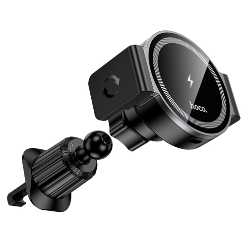 Hoco Magnetic Wireless Fast Charging Car Holder for Air Outlet HW35 - Black