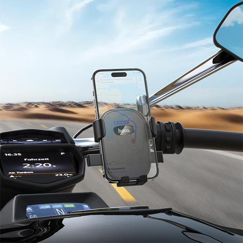 Hoco Motorcycle & Bicycle Phone Holder H85 - Black
