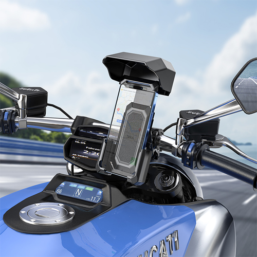 Hoco Motorcycle & Bicycle Rain Cover Phone Holder H31 - Black