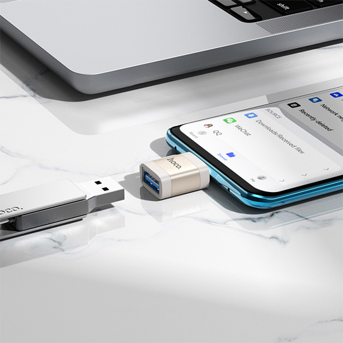 Hoco OTG Adapter USB-C to USB UA31C - Black