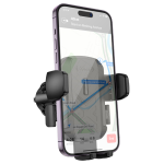 Hoco One Button Air-Outlet Phone Car Holder H64 - Black