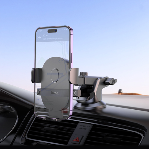 Hoco One-Button Phone Car Holder H19 - Black
