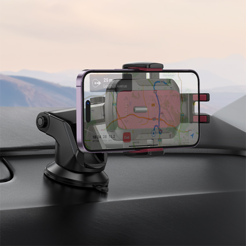 Hoco One Button Phone Car Holder H65 - Black