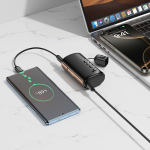 Hoco PD20W Power Bank 10000mAh with Lightning Cable Q50 - Black