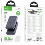 Hoco PD20W Power Bank 10000mAh with Magnetic Wireless Fast Charging J160A - Metal Gray