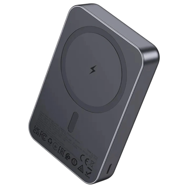 Hoco PD20W Power Bank 10000mAh with Magnetic Wireless Fast Charging J160A - Metal Gray