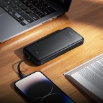 Hoco Power Bank 10000mAh with 4 Built-in Cables J163 - Black