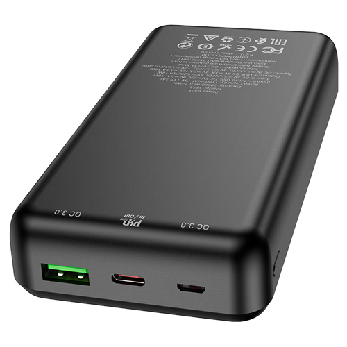 Hoco Power Bank 20000mAh Fast Charge J87A - Black
