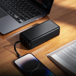 Hoco Power Bank 30000mAh with 4 Built-in Cables J163B - Black