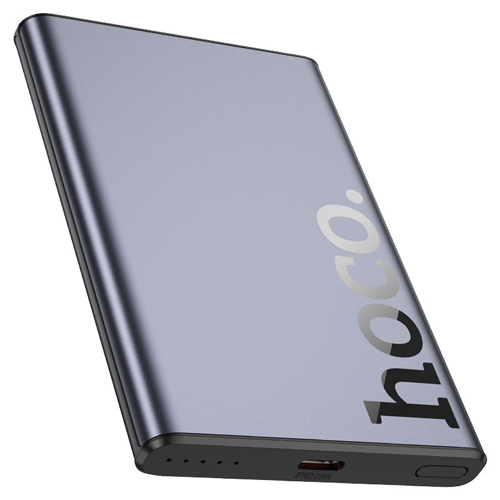Hoco Power Bank 5000mAh with Magnetic Wireless Fast Charging Q32 - Metal Gray
