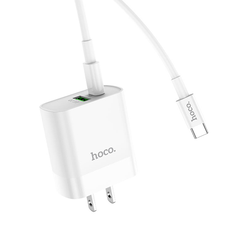 Hoco Quick Charger with Type-C Cable to Type-C C80 Rapido
