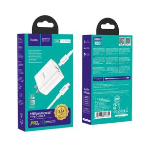Hoco Quick Charger with Type-C Cable to Type-C C80 Rapido
