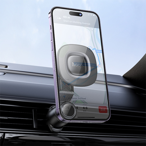 Hoco Ring Magnetic Car Holder for Air-Outlet H74 - Black