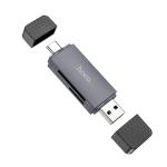 Hoco SD Card Reader HB45 - Metal Grey