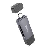 Hoco SD Card Reader HB45 - Metal Grey