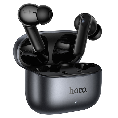 Hoco Smart AI Translation Wireless Headset with Charging Case EQ27 - Metal Gray