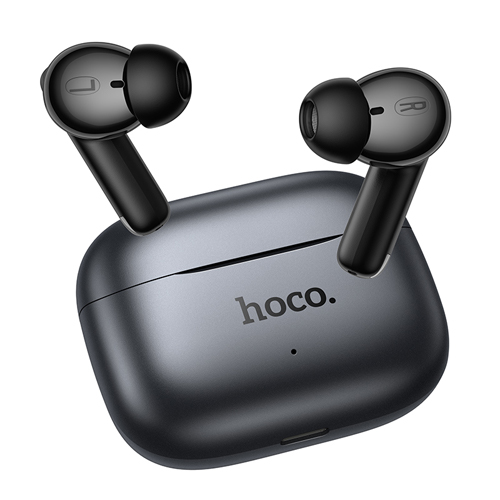 Hoco Smart AI Translation Wireless Headset with Charging Case EQ27 - Metal Gray