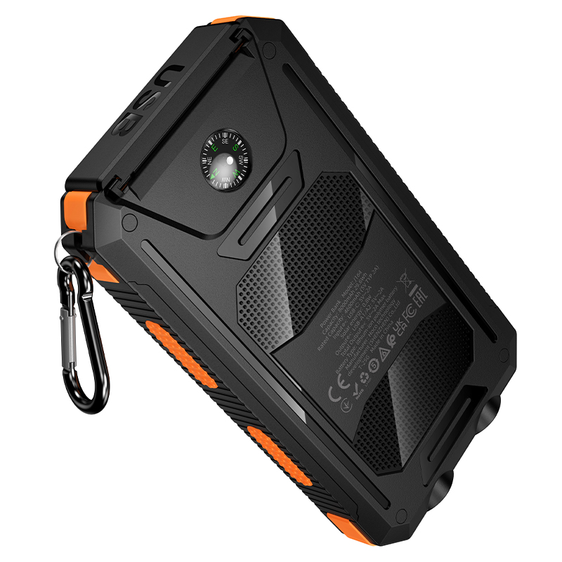 Hoco Solar Power Bank 8000mAh J164 - Black