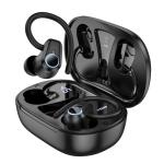 Hoco Sportive Wireless Headset with Charging Case EQ8 - Black