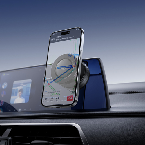 Hoco Suction Cup Magnetic Car Holder H87 - Black