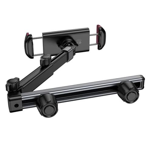 Hoco Telescopic Phone & Tablet Car Holder for Rear Pillow H69 - Black