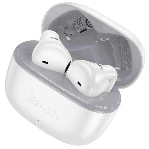 Hoco True BT Wireless Headset with Charging Case EQ28 - White Star