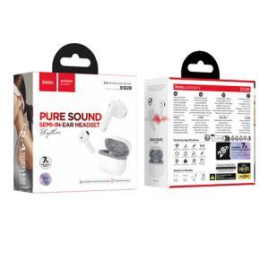 Hoco True BT Wireless Headset with Charging Case EQ28 - White Star