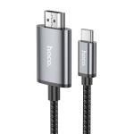 Hoco USB-C to HDMI 4K 2m Cable UA27 - Metal Gray