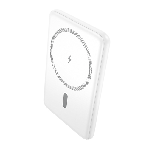 Hoco Ultra Thin Wireless Fast Charging Power Bank 5000mAh J140A - White