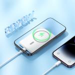 Hoco Ultra Thin Wireless Fast Charging Power Bank 5000mAh J140A - White