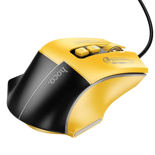 Hoco Wired Gaming Mouse GM31 - Yellow Black