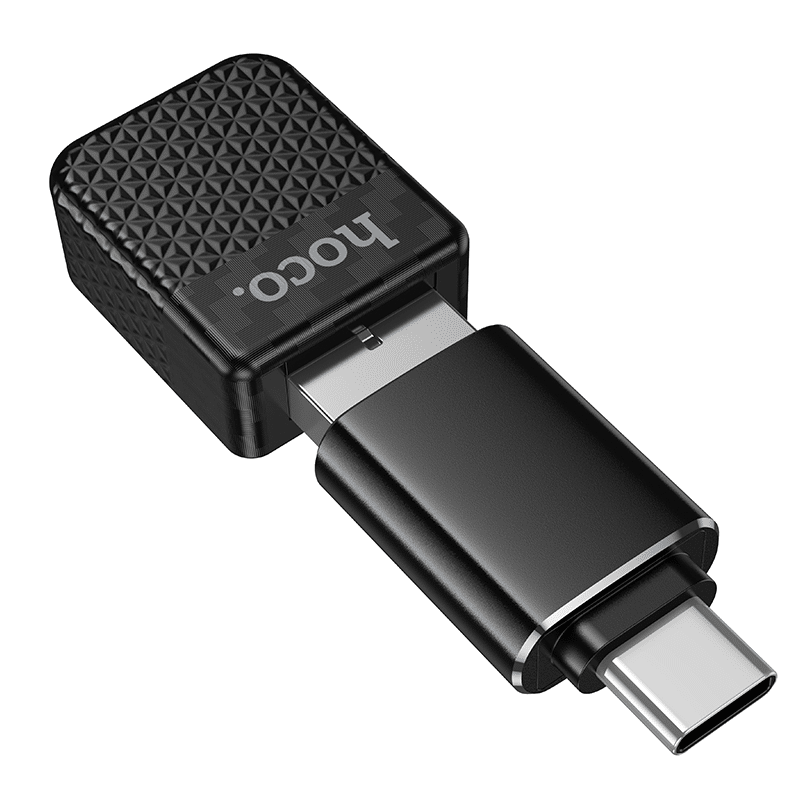 Hoco Wireless CarPlay Adapter USB with USB-C Adapter HU3 - Black
