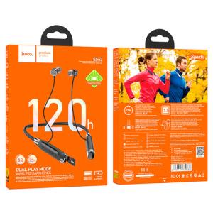 Hoco Wireless Earphones Headset with Mic ES62 - Black