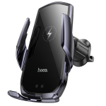 Hoco Wireless Fast Charging Air-Outlet Phone Car Holder CA202 - Black
