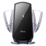 Hoco Wireless Fast Charging Air-Outlet Phone Car Holder CA202 - Black