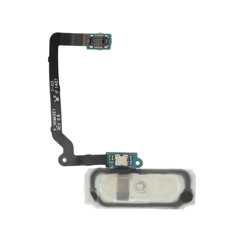 Home Button With Flex Compatible for Samsung Galaxy S5 - White