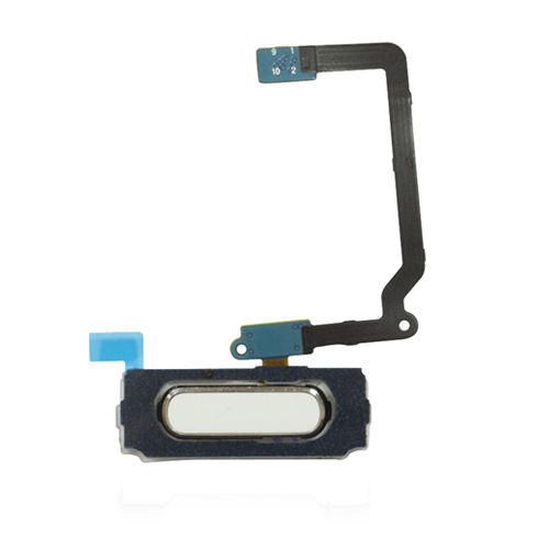 Home Button With Flex Compatible for Samsung Galaxy S5 - White
