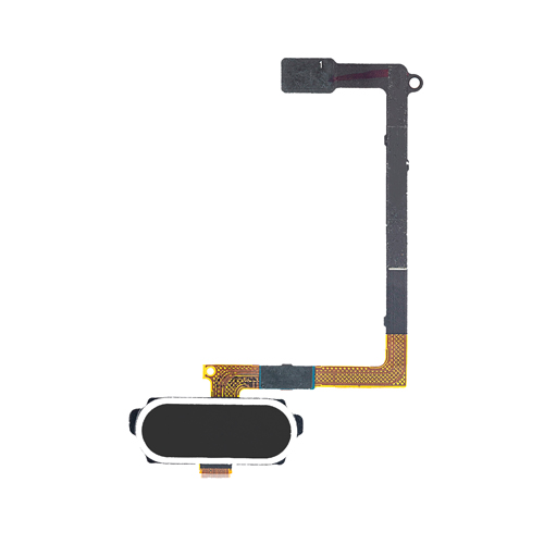 Home Button With Flex Compatible for Samsung Galaxy S6 - Black
