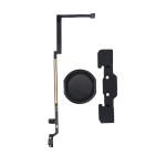 Home Button With Flex Compatible for iPad Air 1 - Black