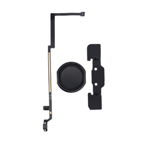 Home Button With Flex Compatible for iPad Air 1 - Black