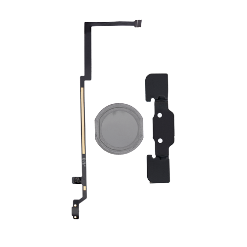Home Button With Flex Compatible for iPad Air 1 - Silver