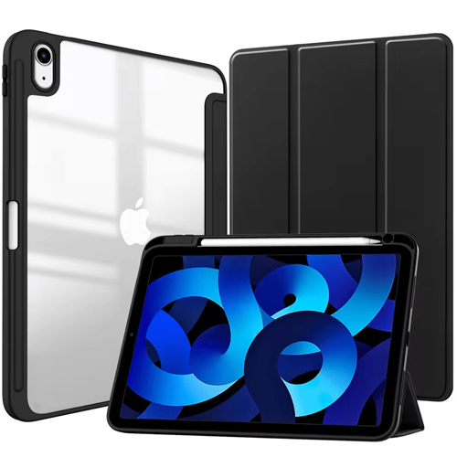 Hybrid Folio Cover for Apple iPad 10 (2022) / iPad 11 (2025) - Black
