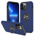Hybrid Shock Absorbing Case with Kickstand for Apple iPhone 12 Pro Max - Navy Blue