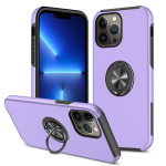 Hybrid Shock Absorbing Case with Kickstand for Apple iPhone 14 Pro - Purple