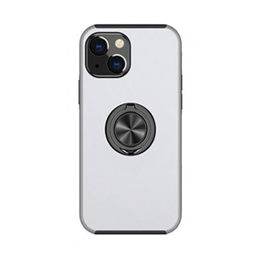 Hybrid Shock Absorbing Case with Kickstand for Apple iPhone 11 - Silver