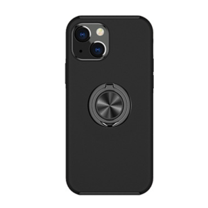 Hybrid Shock Absorbing Case with Kickstand for Apple iPhone 15 Plus / 14 Plus - Black
