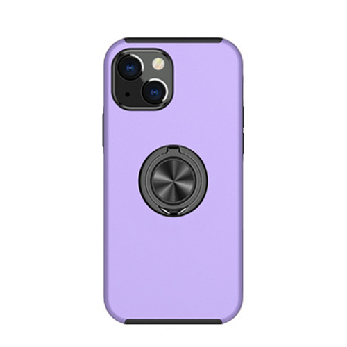 Hybrid Shock Absorbing Case with Kickstand for Apple iPhone 16 Plus - Purple