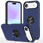Hybrid Shock Absorbing Case with Kickstand for Apple iPhone 17 Air - Navy Blue